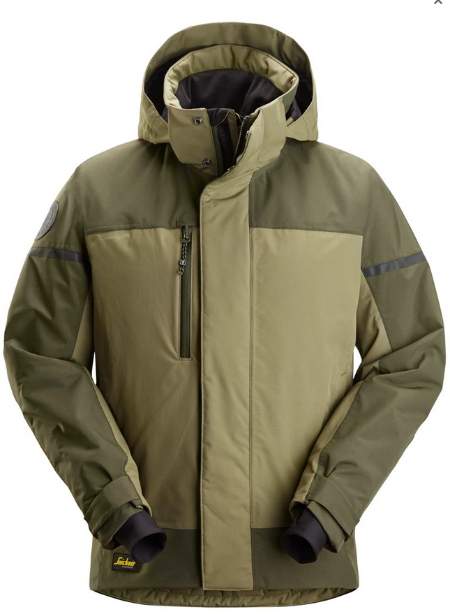 AllroundWork, Veste imperméable isolante KHAKI GREEN TAILLE L