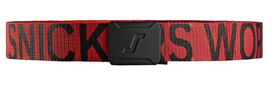[267236] Ceinture logo Taille unique ROUGE 