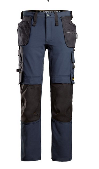 [271030] AllroundWork, Pantalon en tissu extensible avec poches holster t52