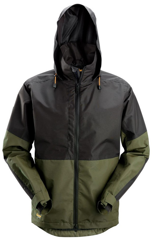 [320888] AllroundWork, Veste imperméable Shell khaki vert taille M