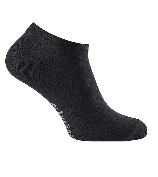 Chaussettes basses en coton pack x3 - Noir - 40-42