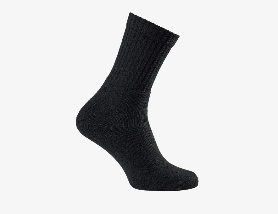 Chaussettes hautes en coton Pack x5 - Noir - 40-44