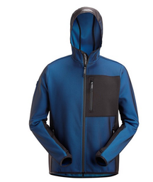 [288097] FlexiWork, Mid-layer jack met capuchon en doorlopende ritssluiting GROOTTE xs